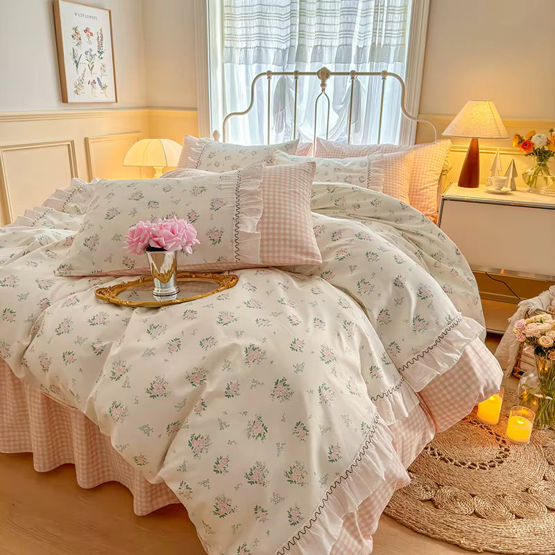 Korean 100% cotton bedding set