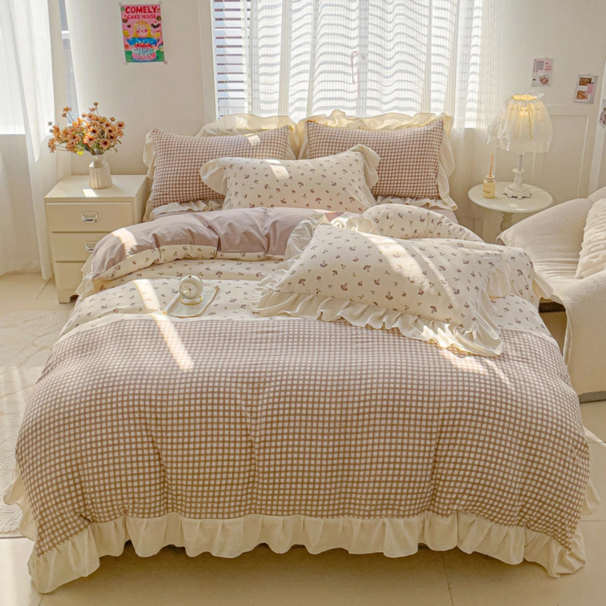 Korean 100% cotton bedding set