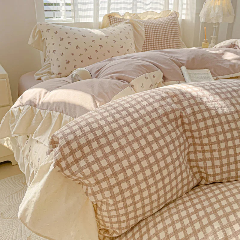 Korean 100% cotton bedding set
