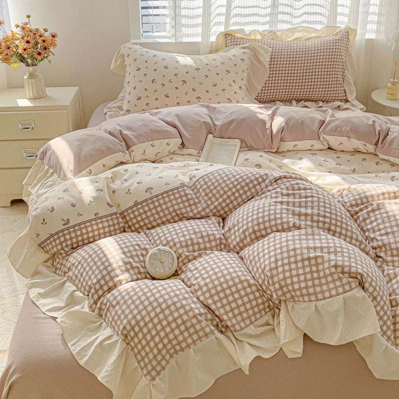 Korean 100% cotton bedding set
